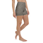3D Regal Print Yoga Shorts