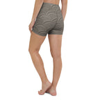 3D Regal Print Yoga Shorts