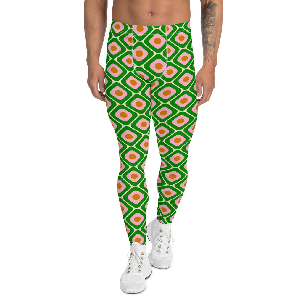 70s Retro Pattern Men's Leggings