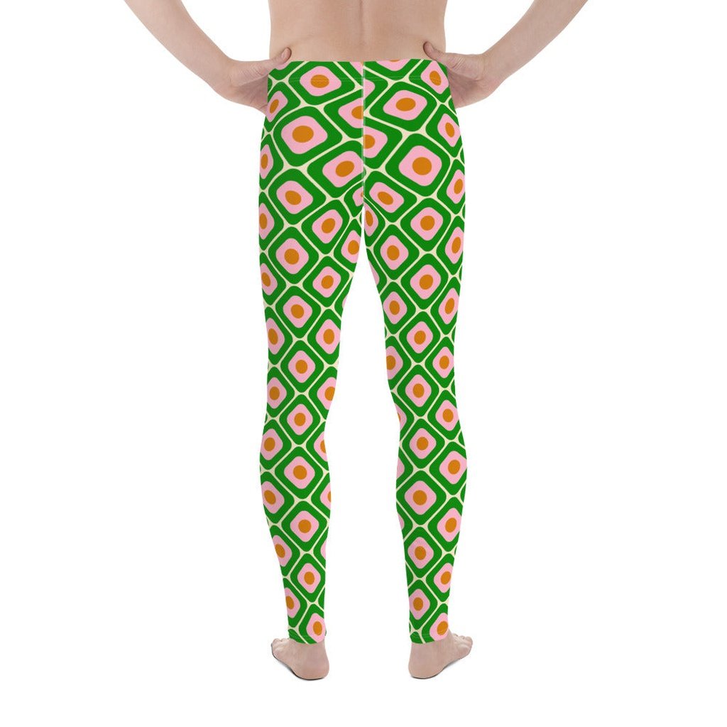 70s Retro Pattern Men's Leggings