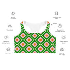 70s Retro Pattern Sports Bra