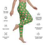 70s Retro Pattern Yoga Leggings