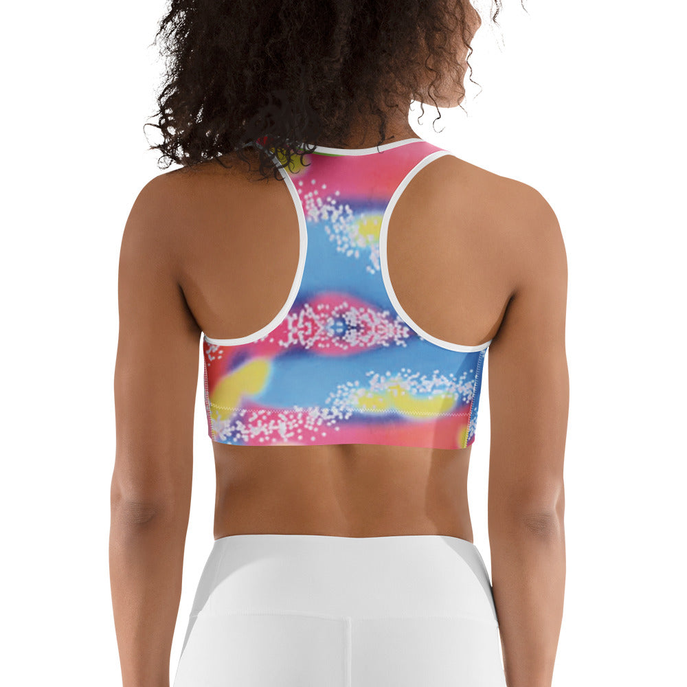 80s Workout Sports Bra