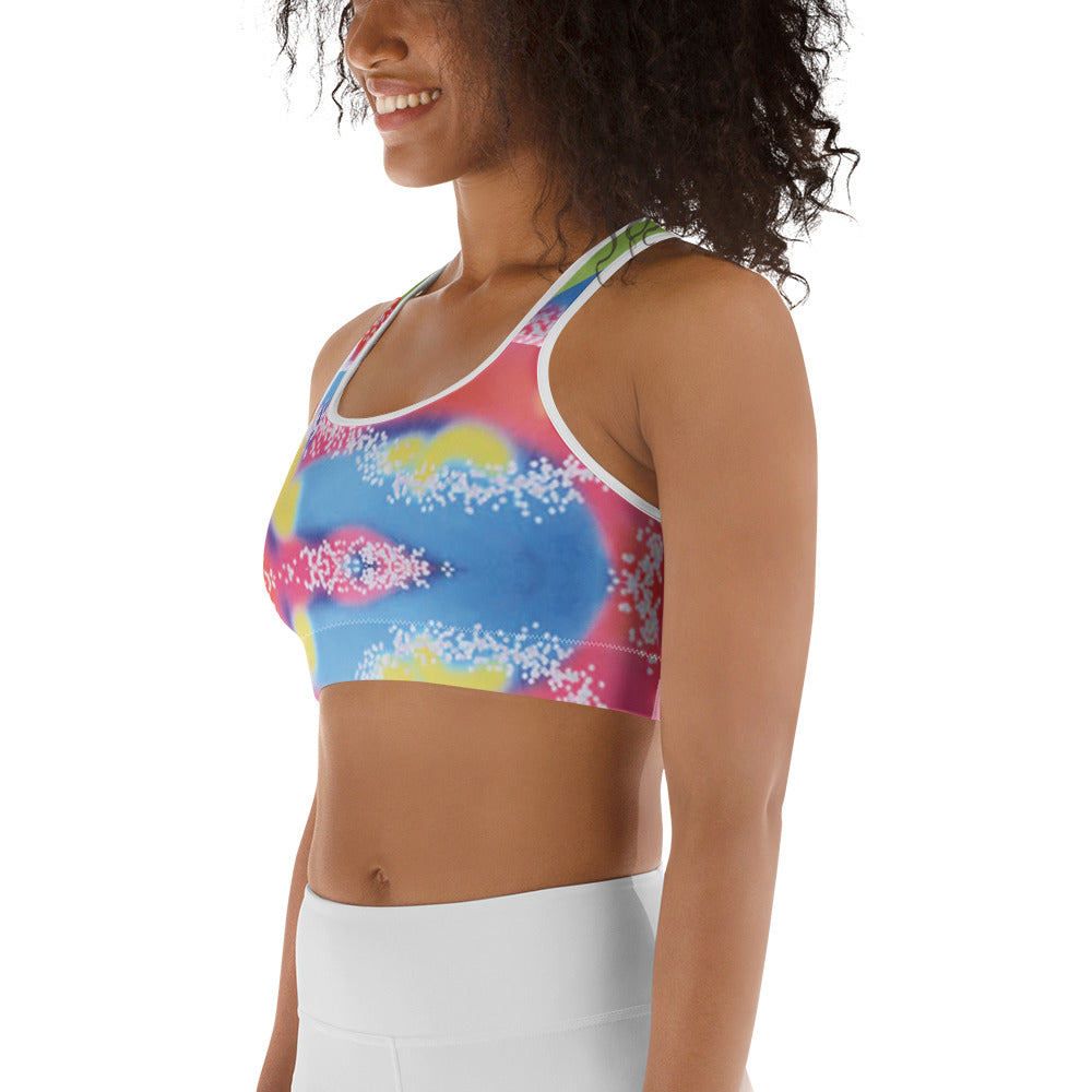 80s Workout Sports Bra