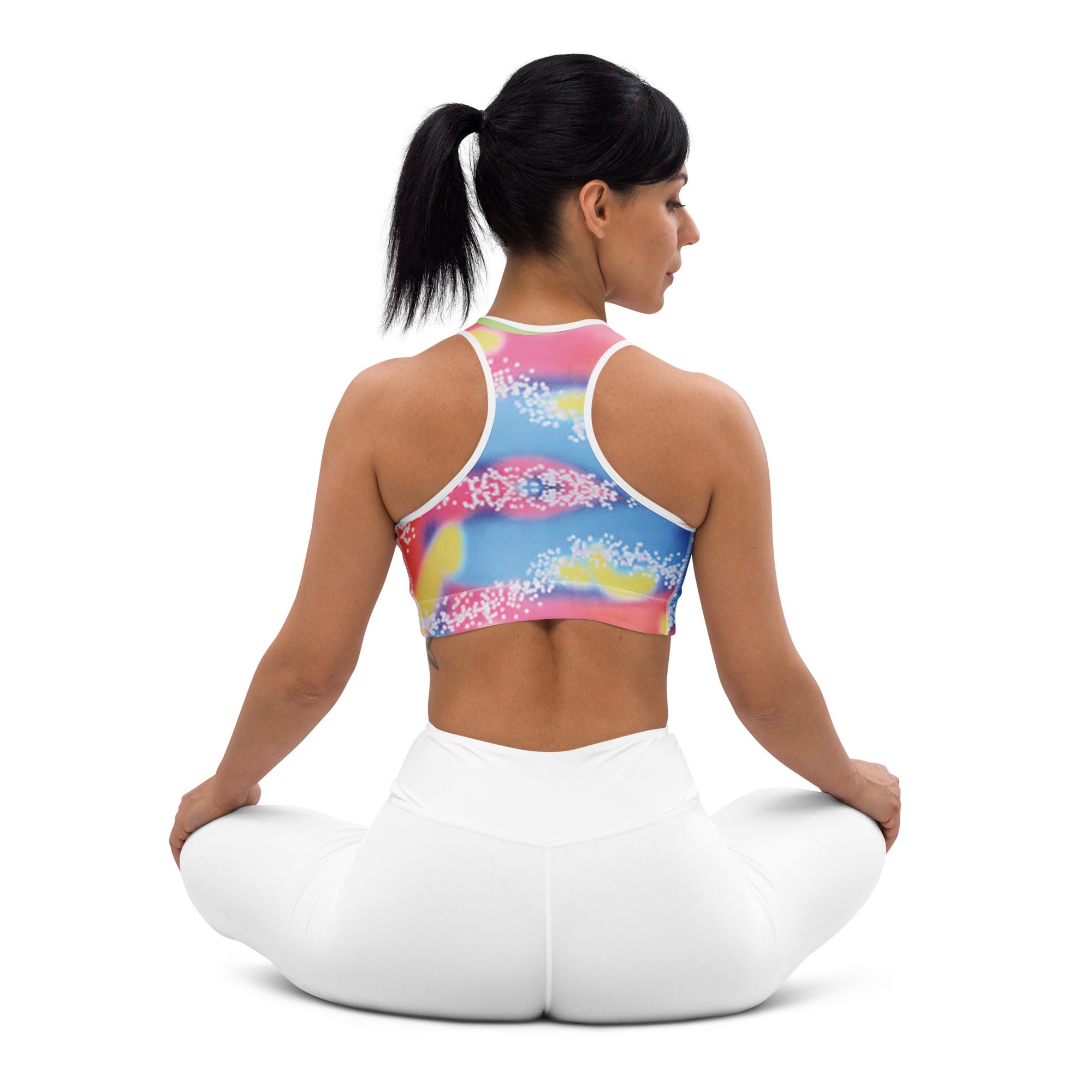80s Workout Sports Bra