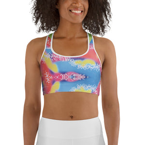 80s Workout Sports Bra