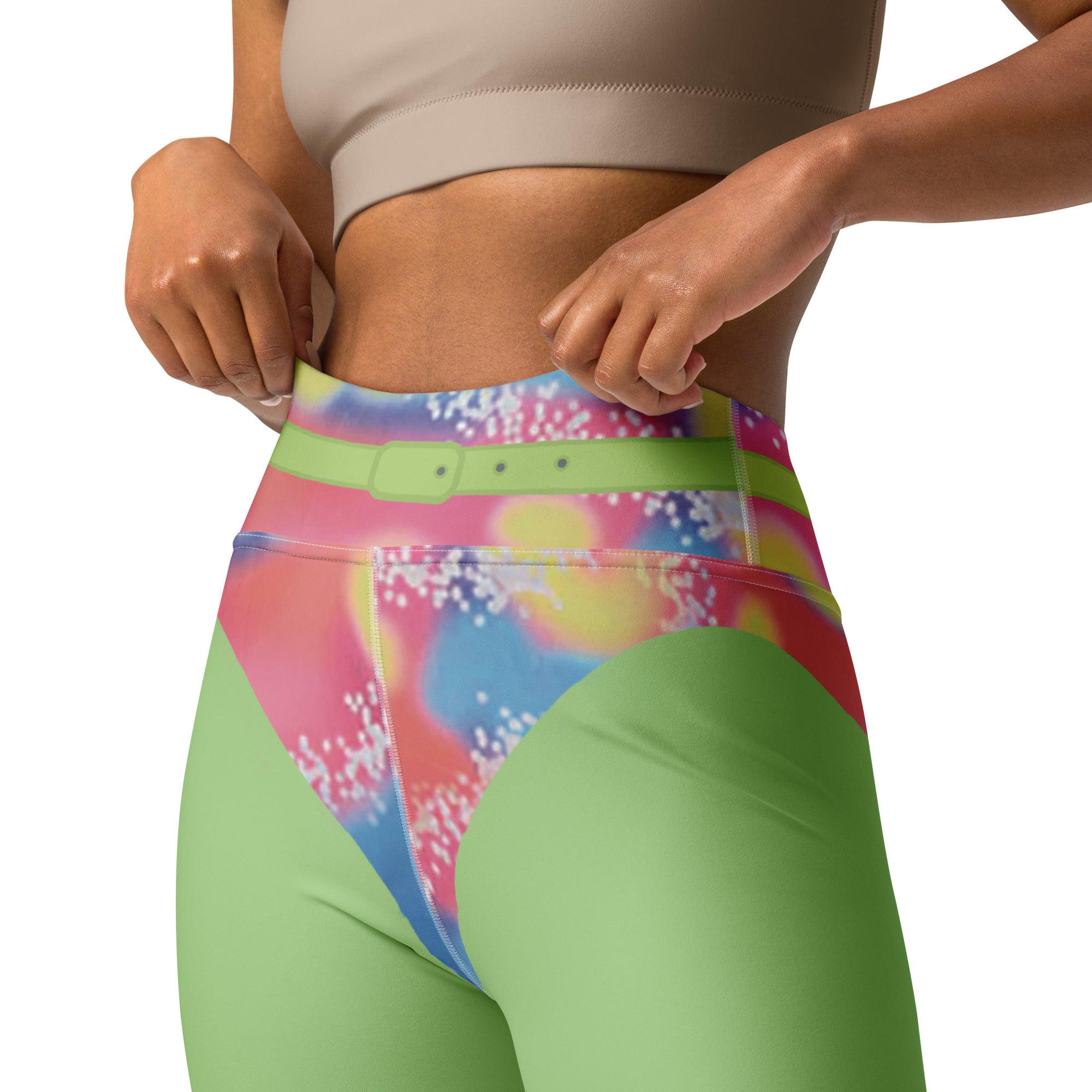 80s Workout Yoga Leggings