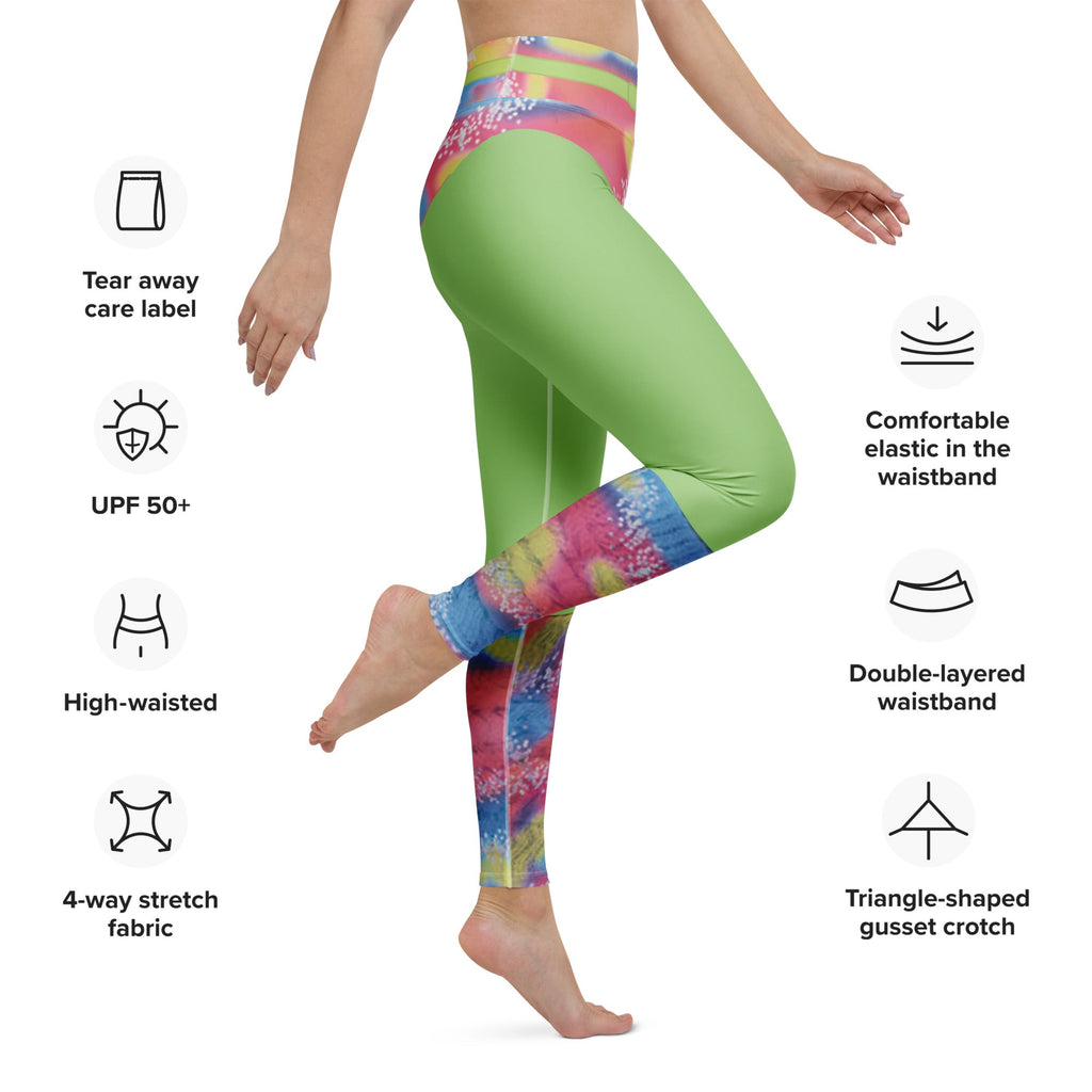 80s Workout Yoga Leggings