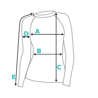 How to measure - Rash Guard