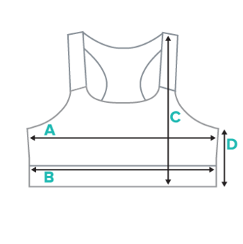 How to measure - Sports Bra