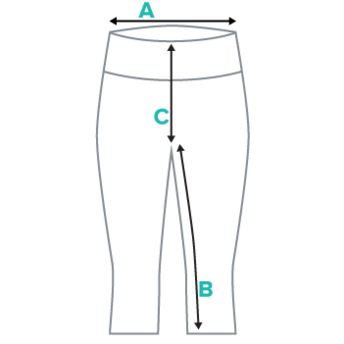 How to measure - Yoga Capris