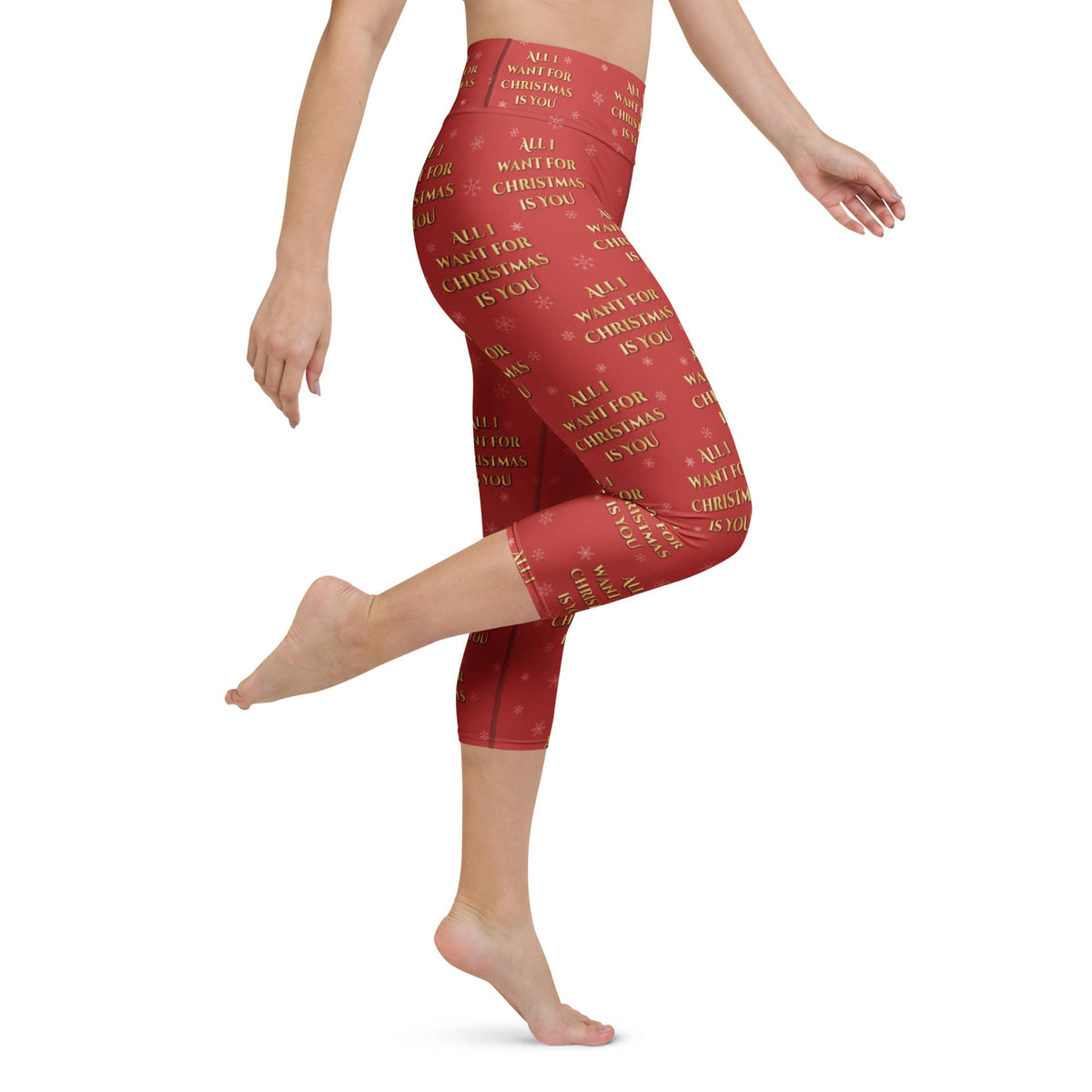 All I Want for Christmas is You Yoga Capris