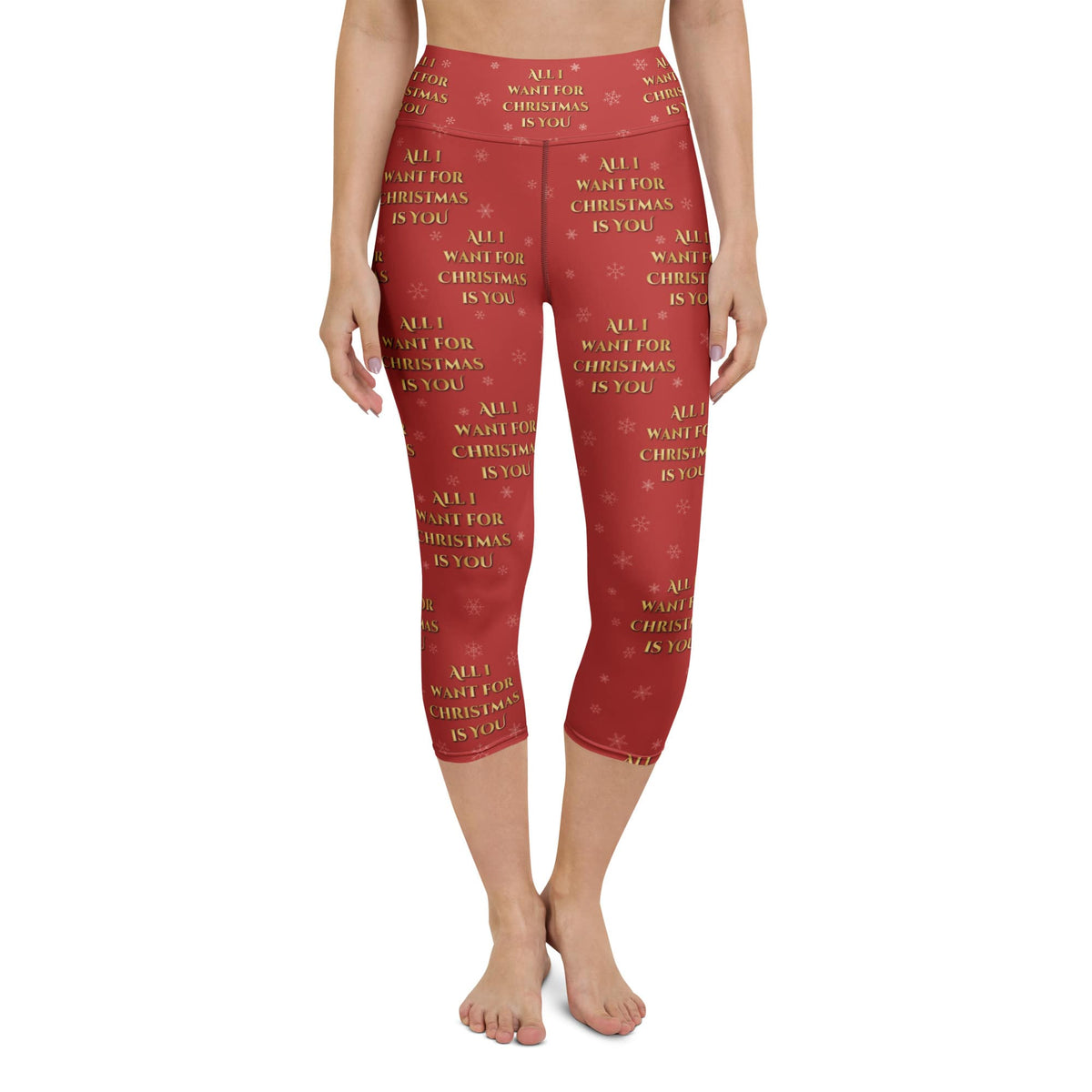 All I Want for Christmas is You Yoga Capris