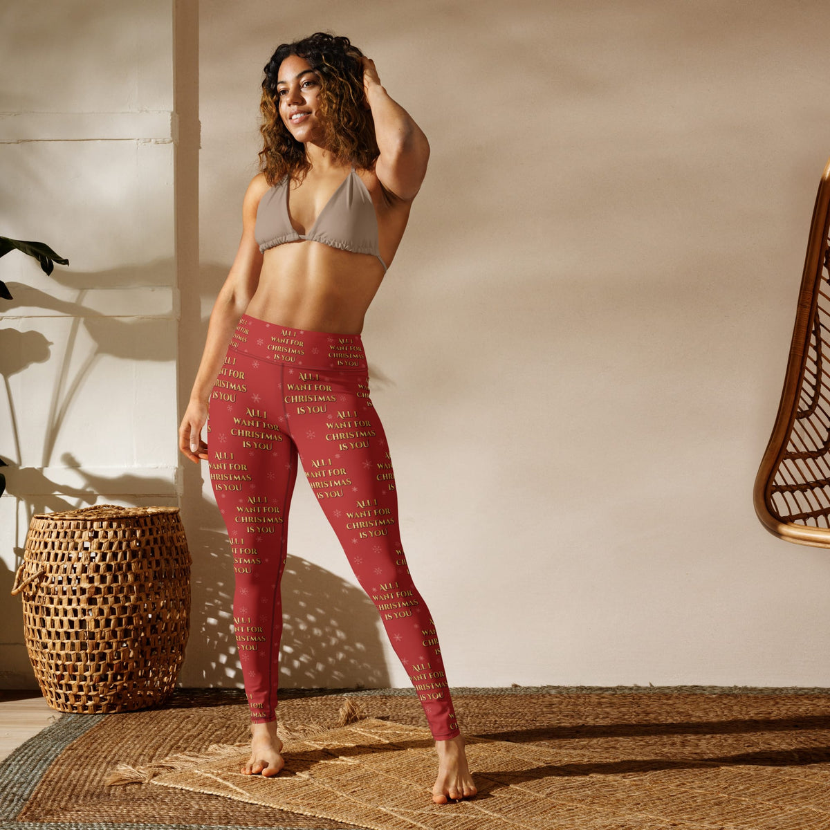 All I Want for Christmas is You Yoga Leggings