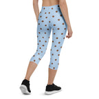 Baby Blue Cocoa Polka Dot Capris