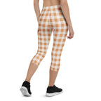 Pumpkin Pie Gingham Capris