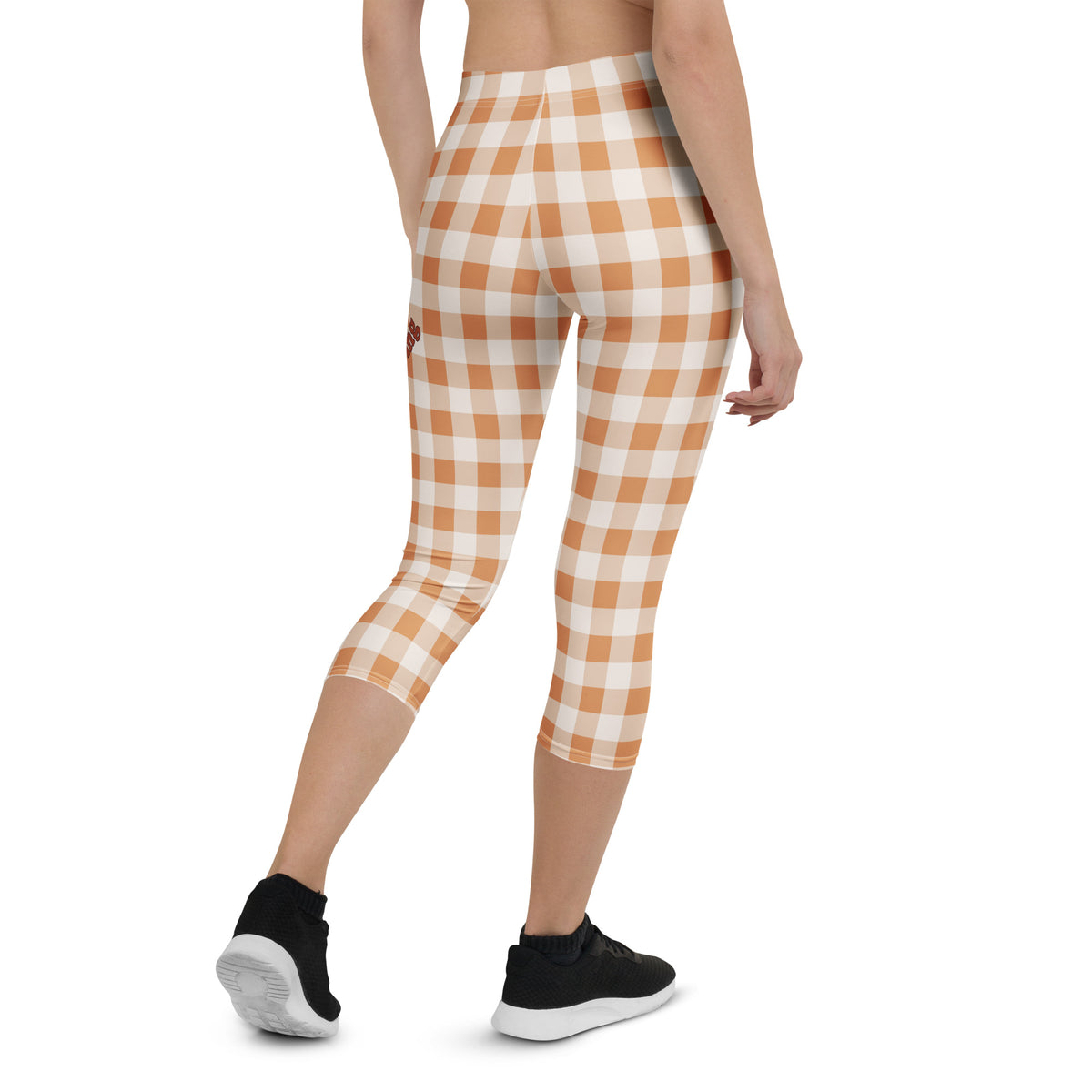 Pumpkin Pie Gingham Capris