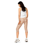 Pumpkin Pie Gingham Capris