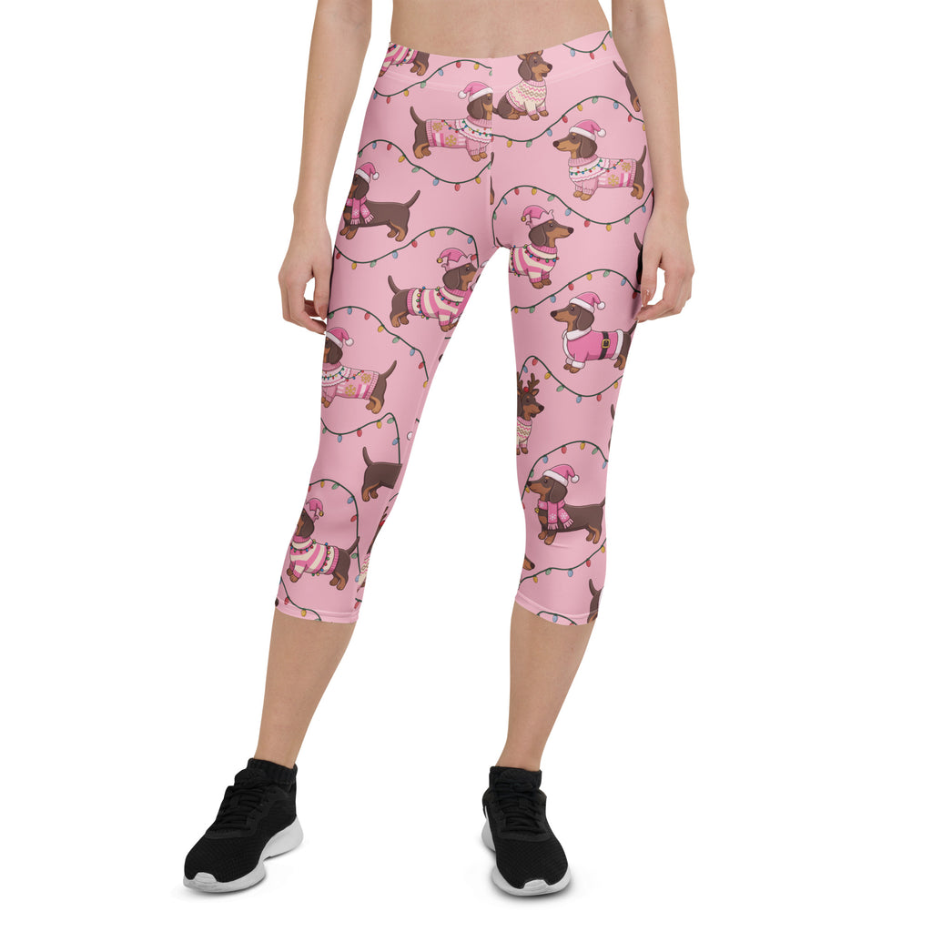 Deck The Dachshund Capris