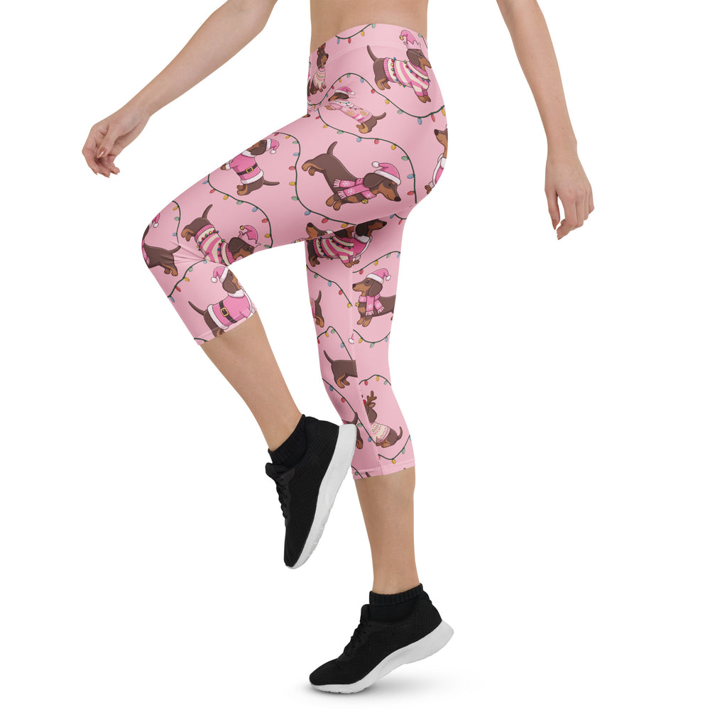 Deck The Dachshund Capris