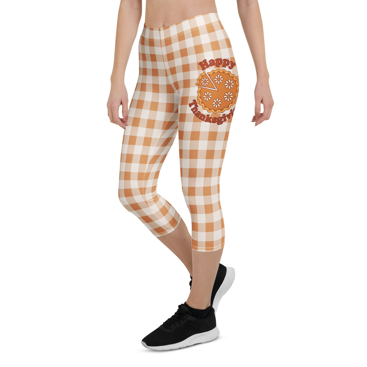 Pumpkin Pie Gingham Capris