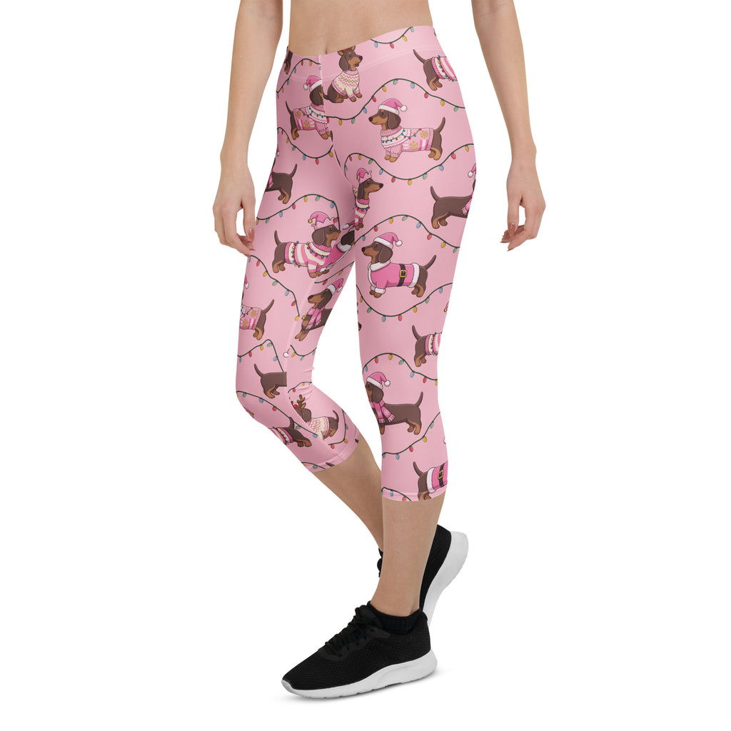 Deck The Dachshund Capris