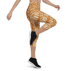 Thanksgiving Pumpkin Floral Capris