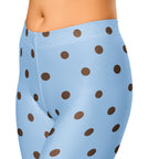 Baby Blue Cocoa Polka Dot Capris