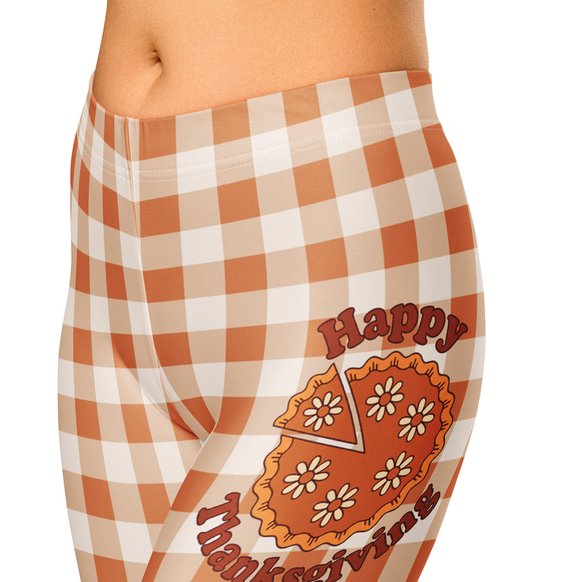 Pumpkin Pie Gingham Capris