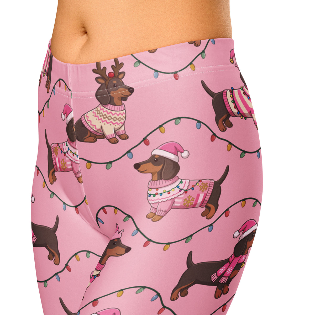 Deck The Dachshund Capris