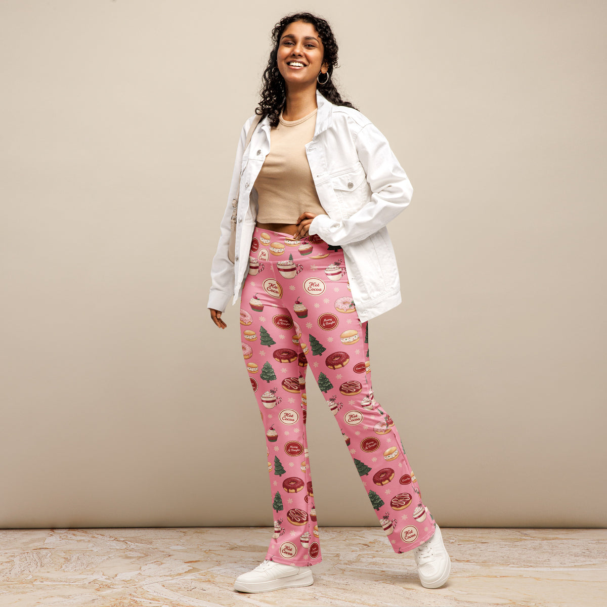 Christmas Sweet Treats Flare Leggings