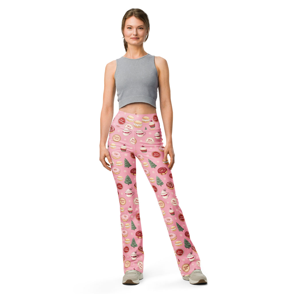 Christmas Sweet Treats Flare Leggings