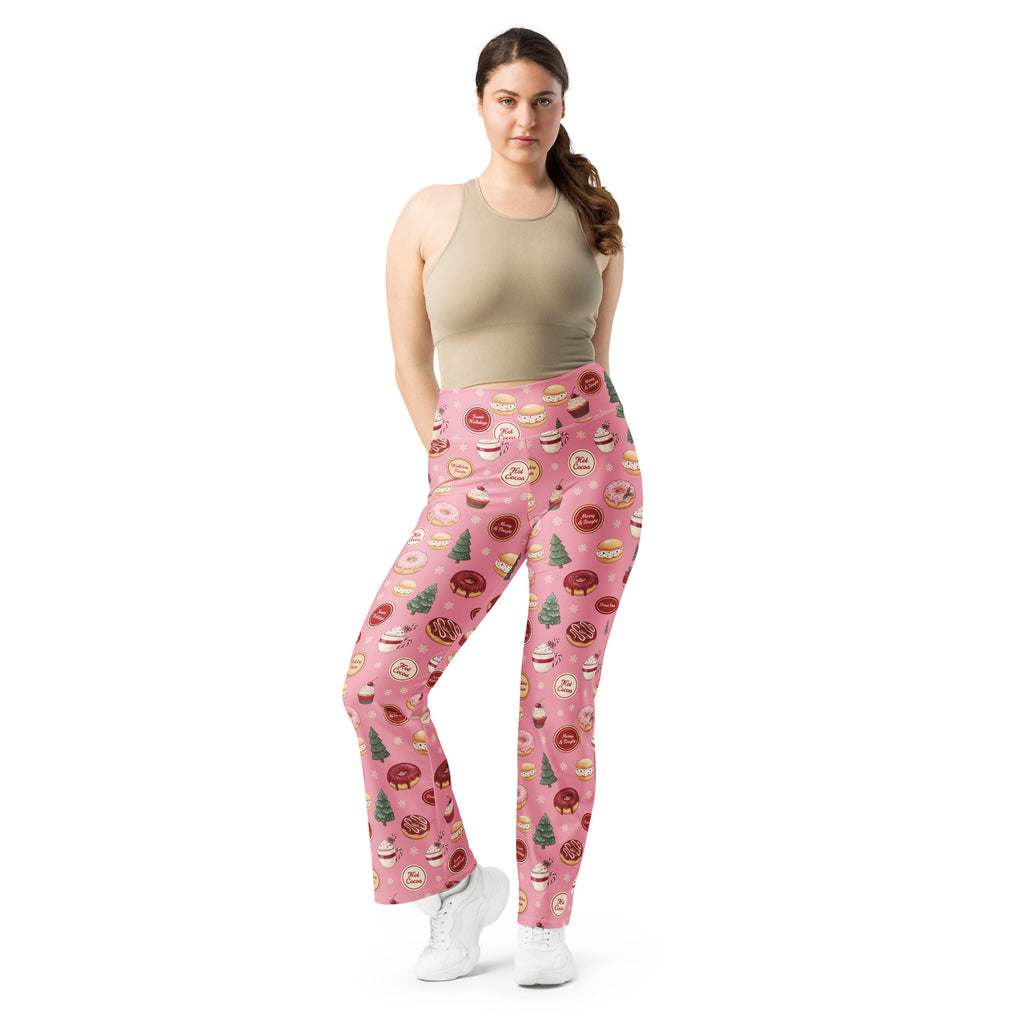 Christmas Sweet Treats Flare Leggings