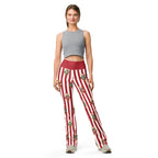 Christmas Sweater Teddy Bears Flare Leggings