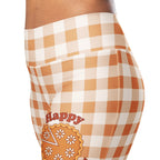 Pumpkin Pie Gingham Flare Leggings