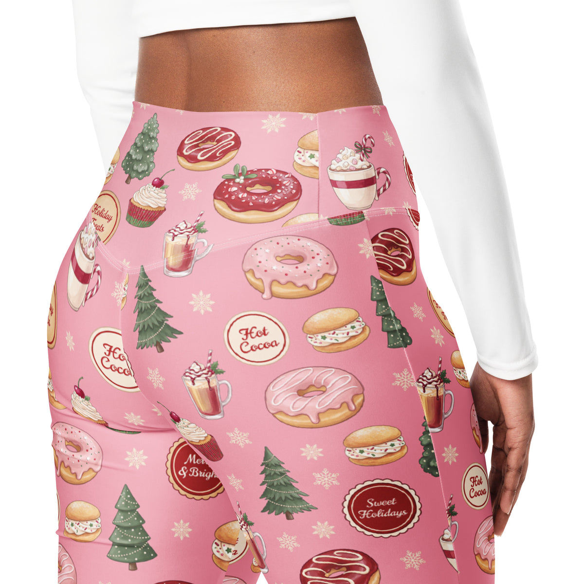 Christmas Sweet Treats Flare Leggings