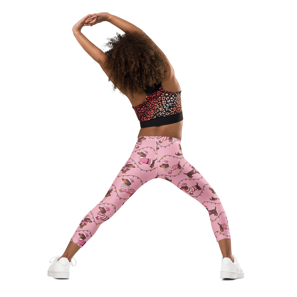 Deck The Dachshund Kid's Leggings