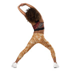 Thanksgiving Pumpkin Floral Kid's Leggings