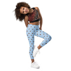 Baby Blue Cocoa Polka Dot Kid's Leggings