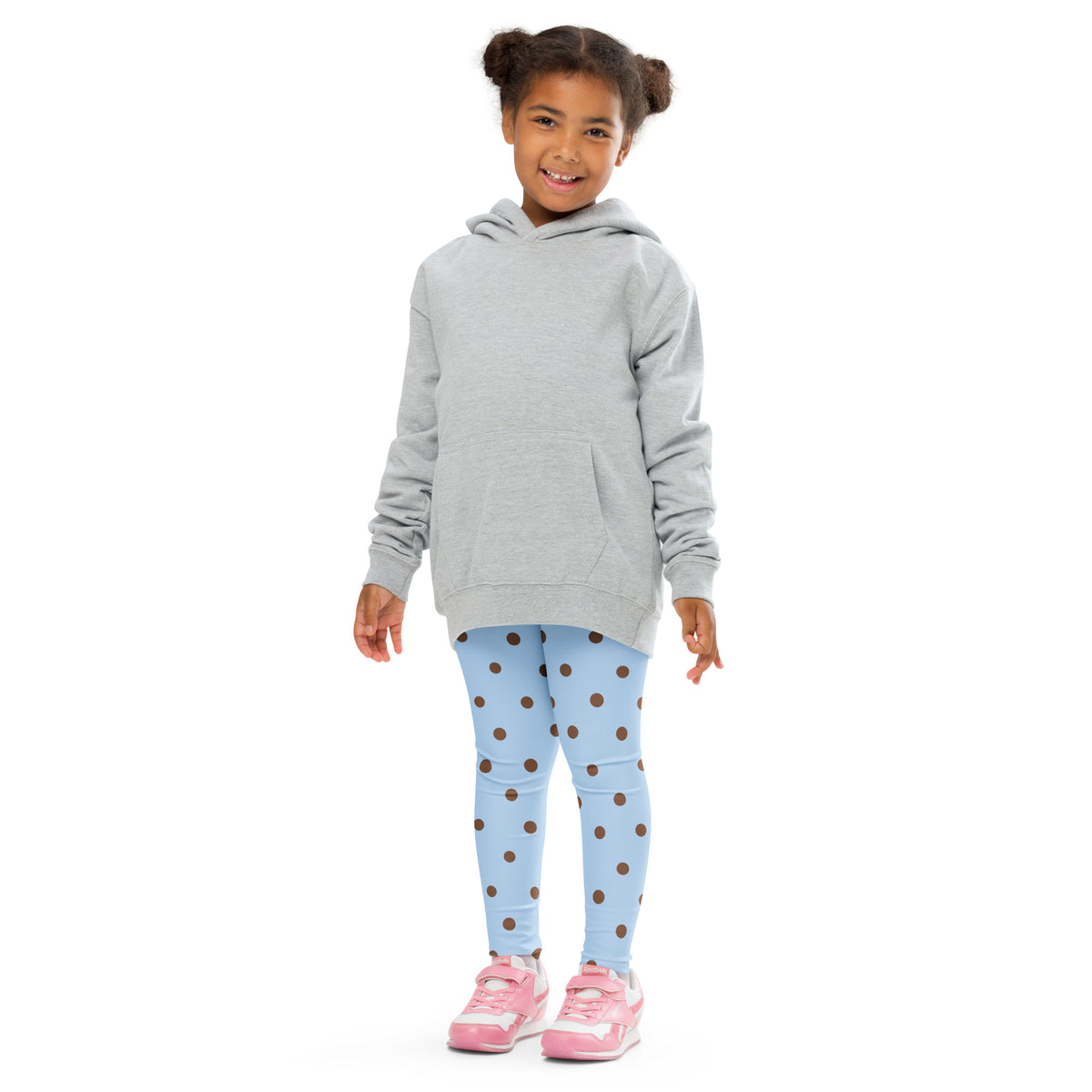 Baby Blue Cocoa Polka Dot Kid's Leggings