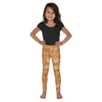 Thanksgiving Pumpkin Floral Kid's Leggings