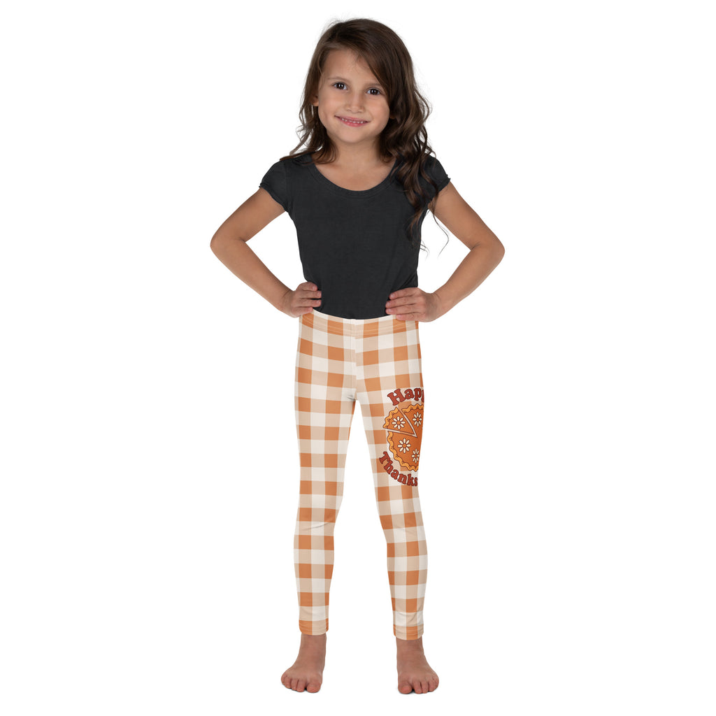 Pumpkin Pie Gingham Kid's Leggings
