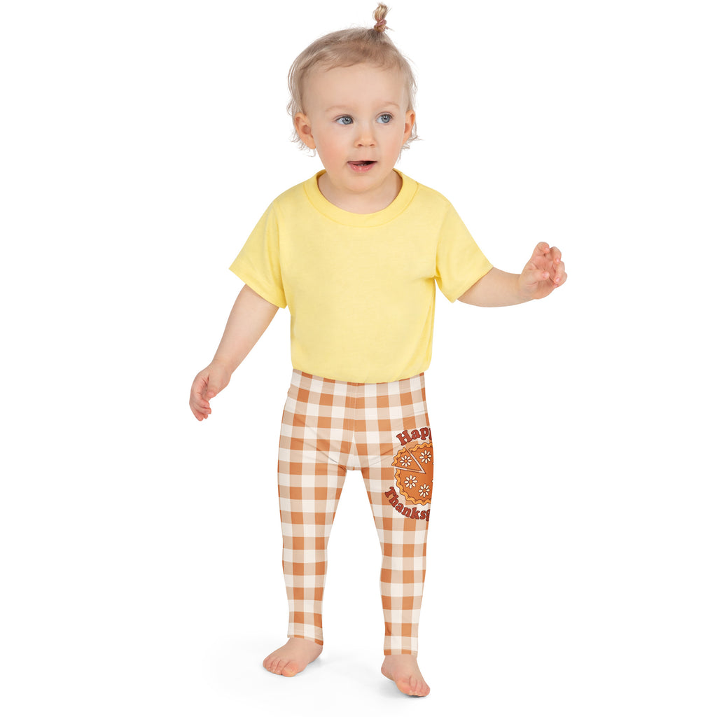 Pumpkin Pie Gingham Kid's Leggings