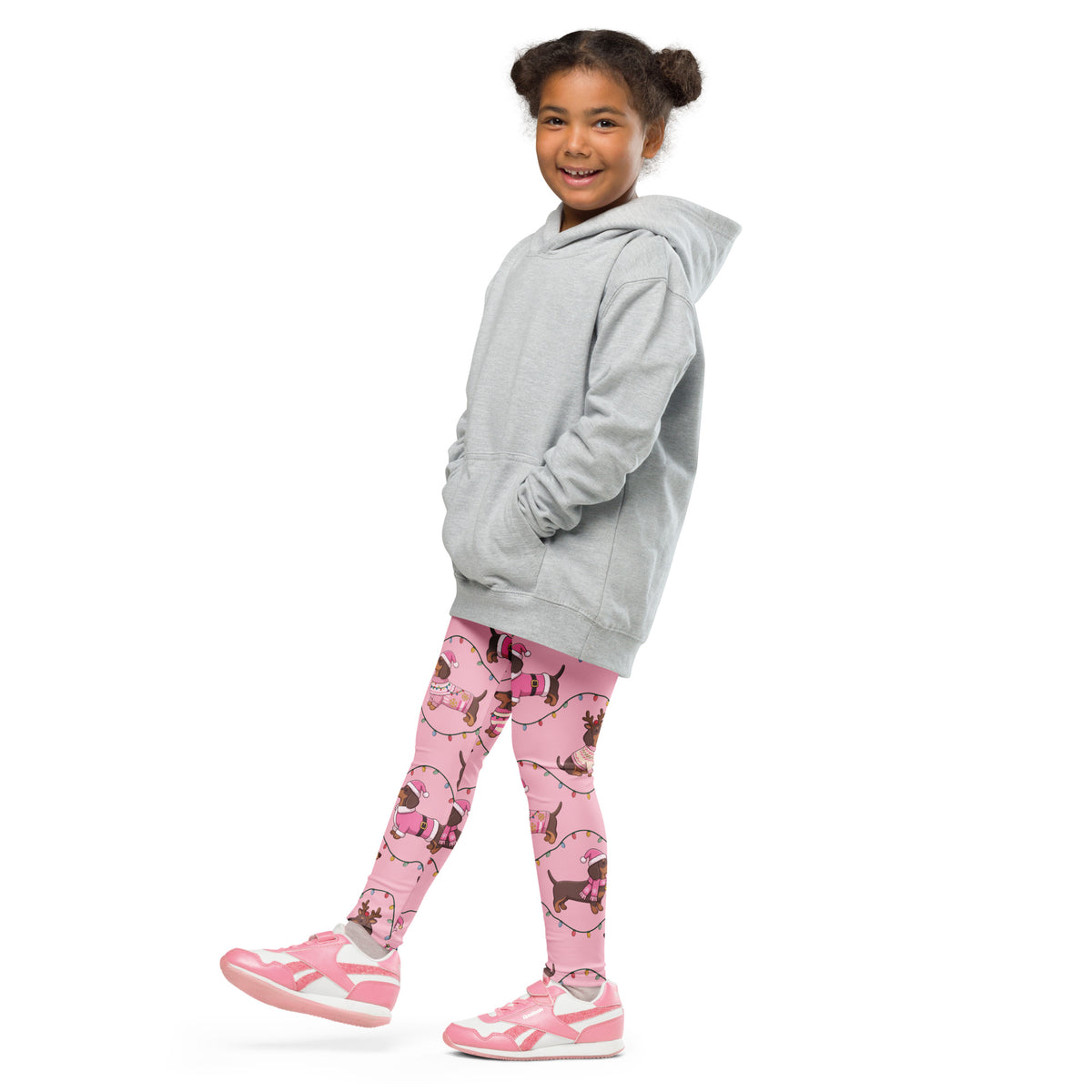 Deck The Dachshund Kid's Leggings