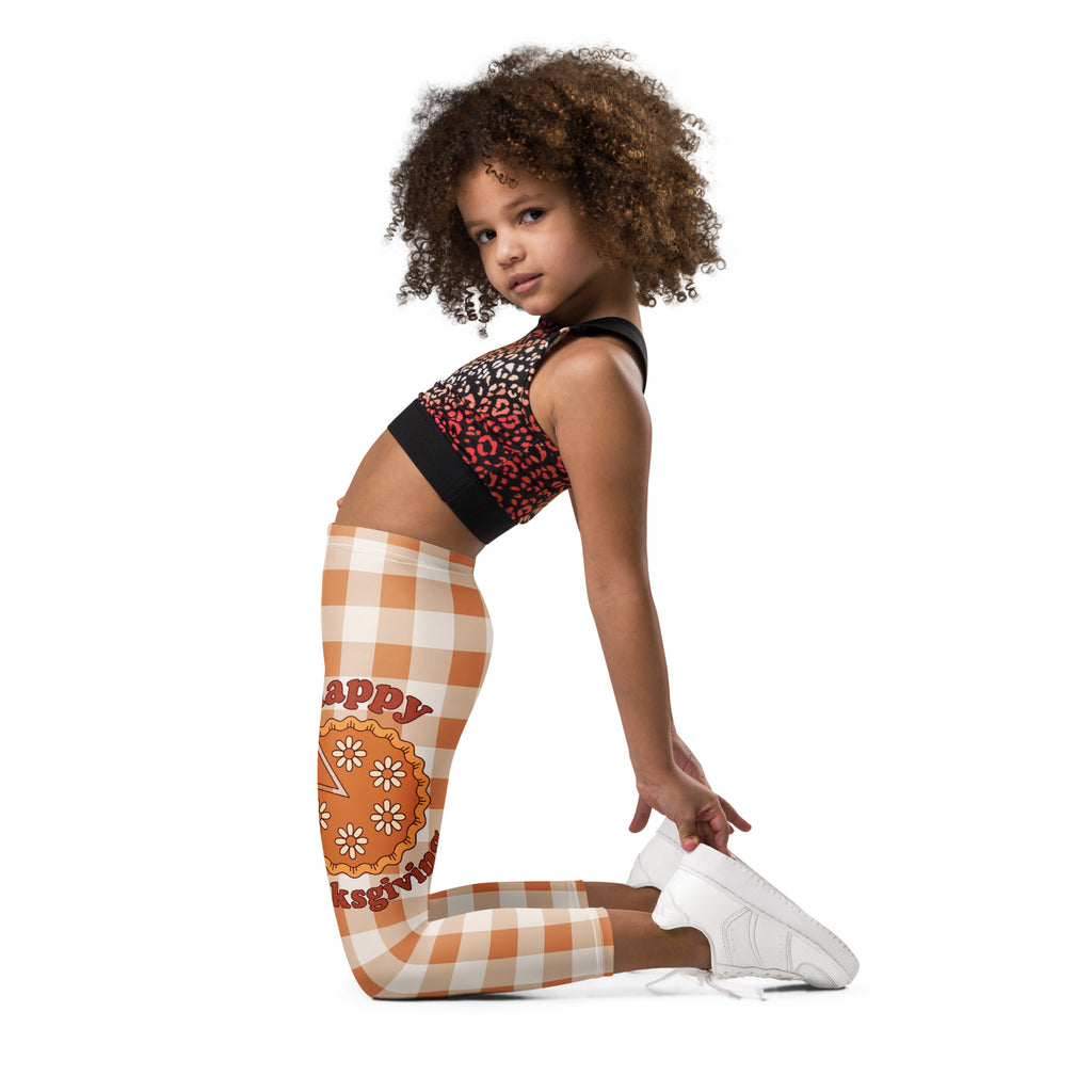 Pumpkin Pie Gingham Kid's Leggings