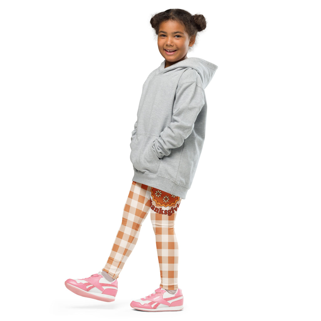 Pumpkin Pie Gingham Kid's Leggings