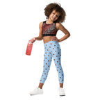 Baby Blue Cocoa Polka Dot Kid's Leggings