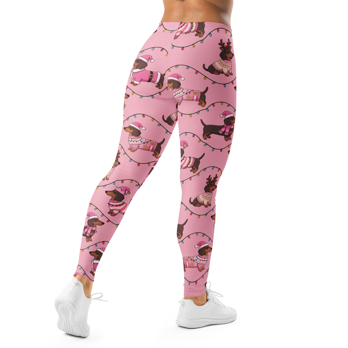 Deck The Dachshund Leggings