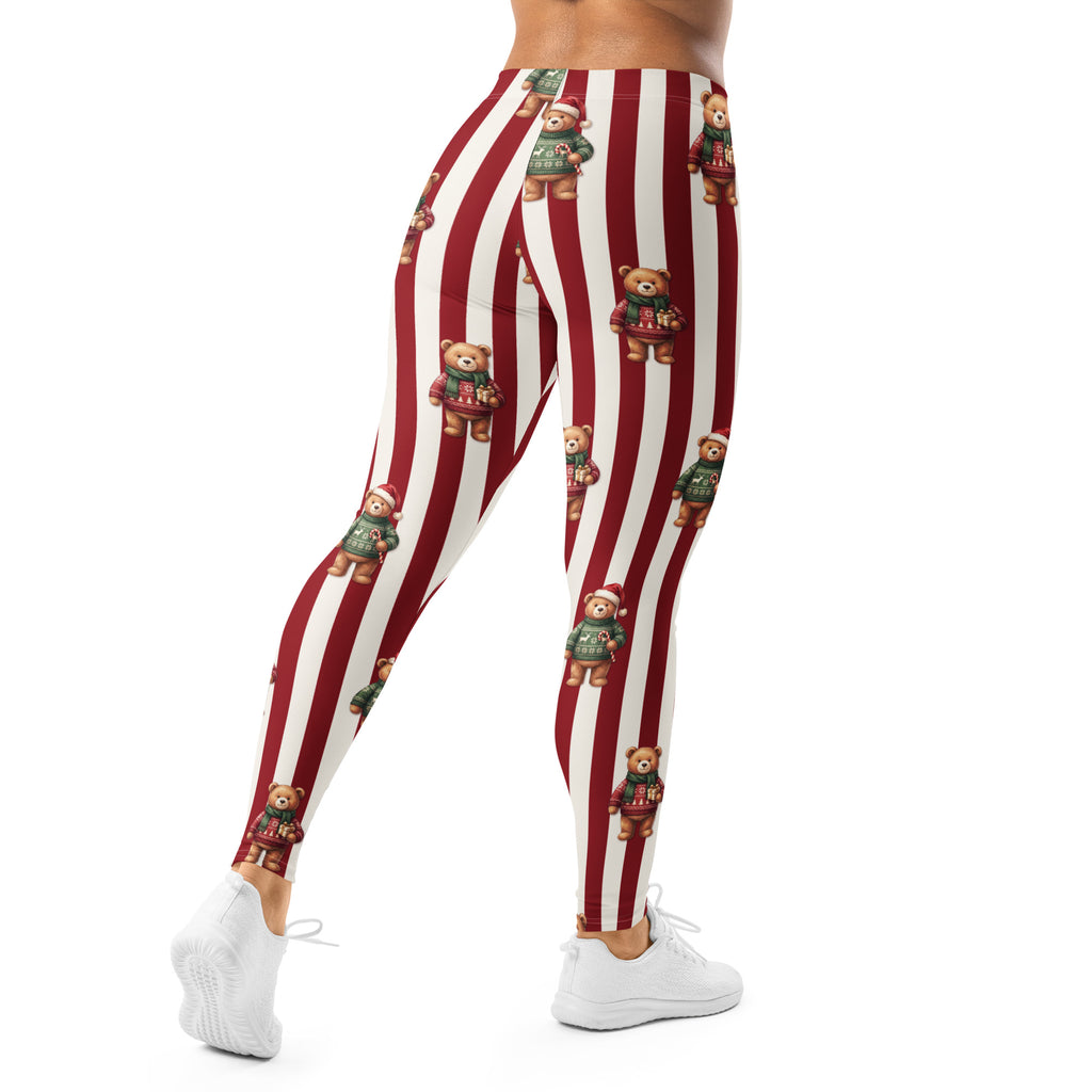 Christmas Sweater Teddy Bears Leggings