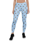 Baby Blue Cocoa Polka Dot Leggings